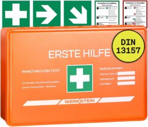WERKSTEIN Erste-Hilfe-Set mit Wandh...