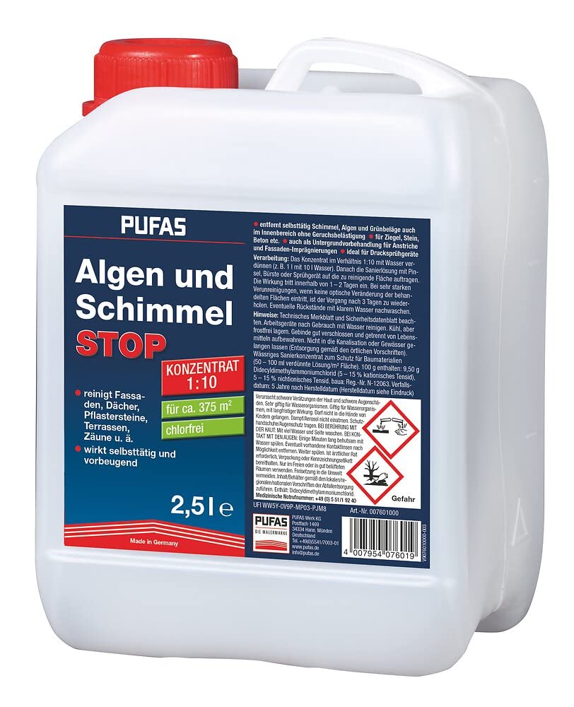 PUFAS Algen- und Schimmel-Stopp-Konzentrat 2,5 Liter