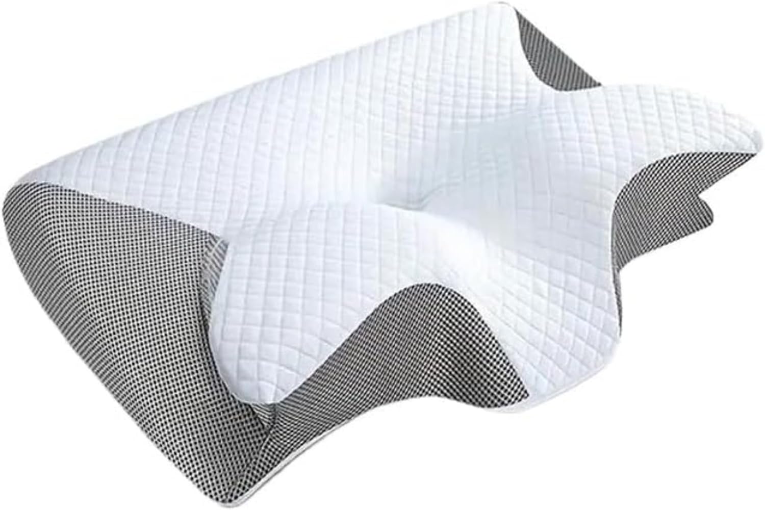 Anti-Schnarch-Kissen, Schlafapnoe, orthopädische Halswirbelstütze, Memory-Schaum, atmungsaktiv, für alle Schlafpositionen, Erwachsene