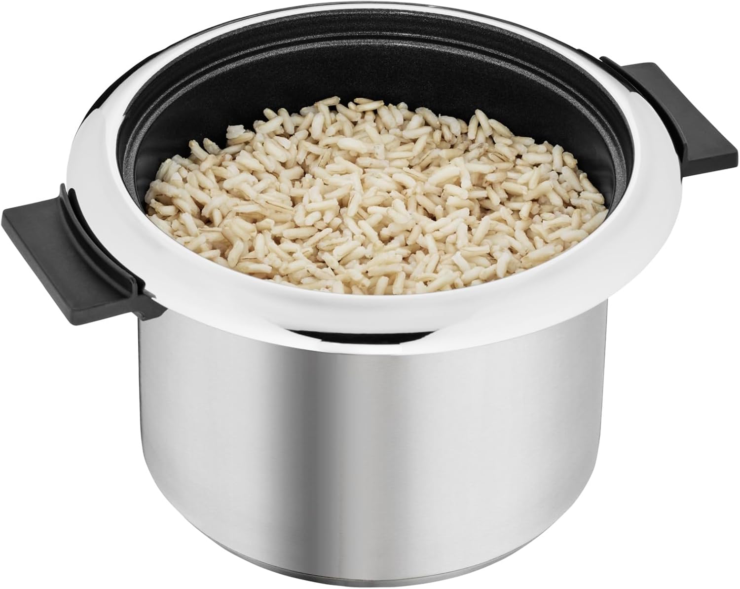 WMF KÜCHENminis® Reiskocher mit Lunch-to-Go-Box, Dampfgarer, platzsparend, extra To-Go-Deckel verwandelt den Innentopf (1,0 Liter) in eine sichere Lunchbox To-Go ohne Lebensmitteltransfer, 220 W – Bild 5