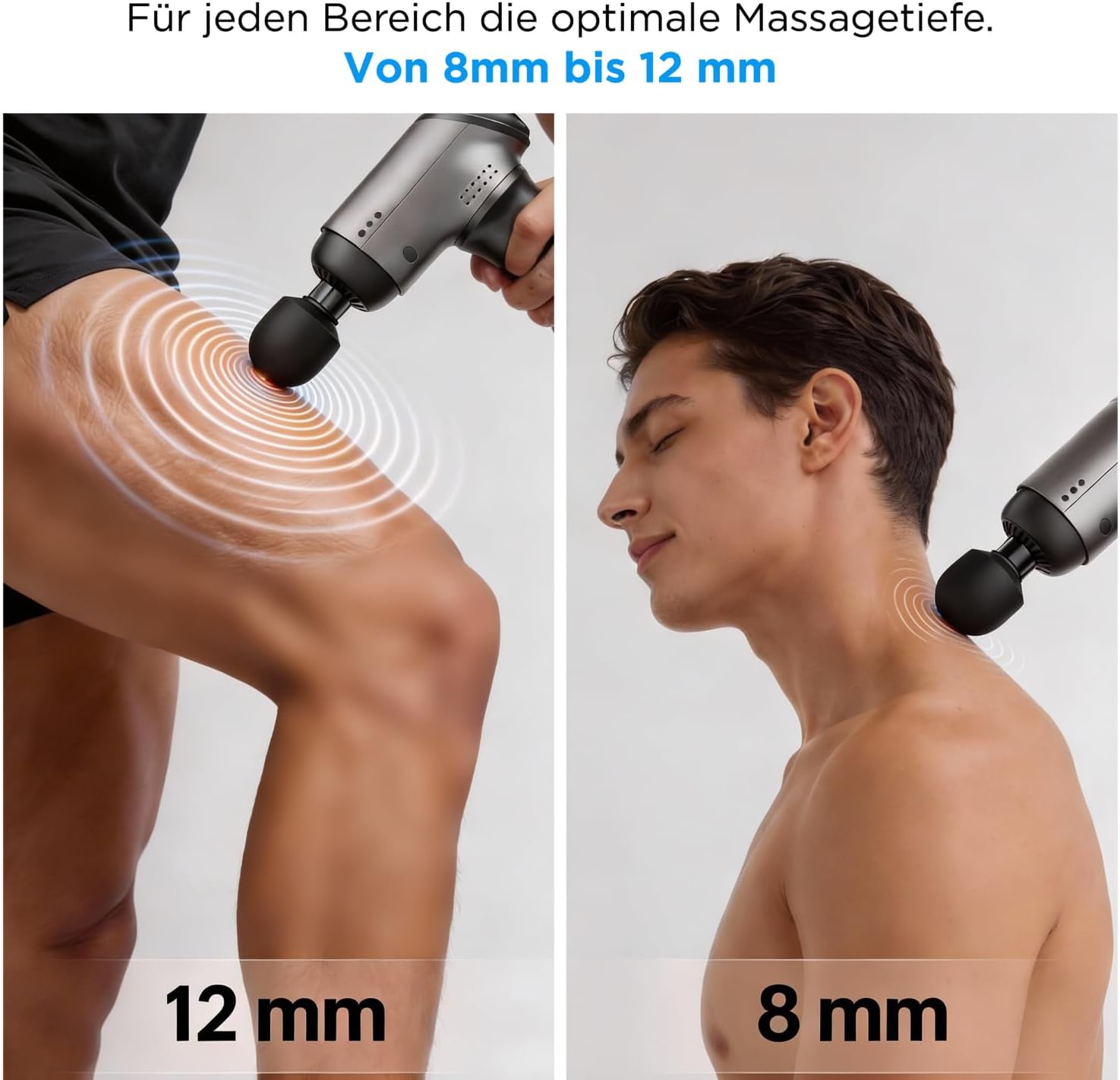OrthoMechanik 4.0 Flex | OrthoGun | Variable Amplitude (8–12 mm) und interaktive App mit Videoanleitung | 8 Anhänge | 4000-mAh-Akku – Bild 2