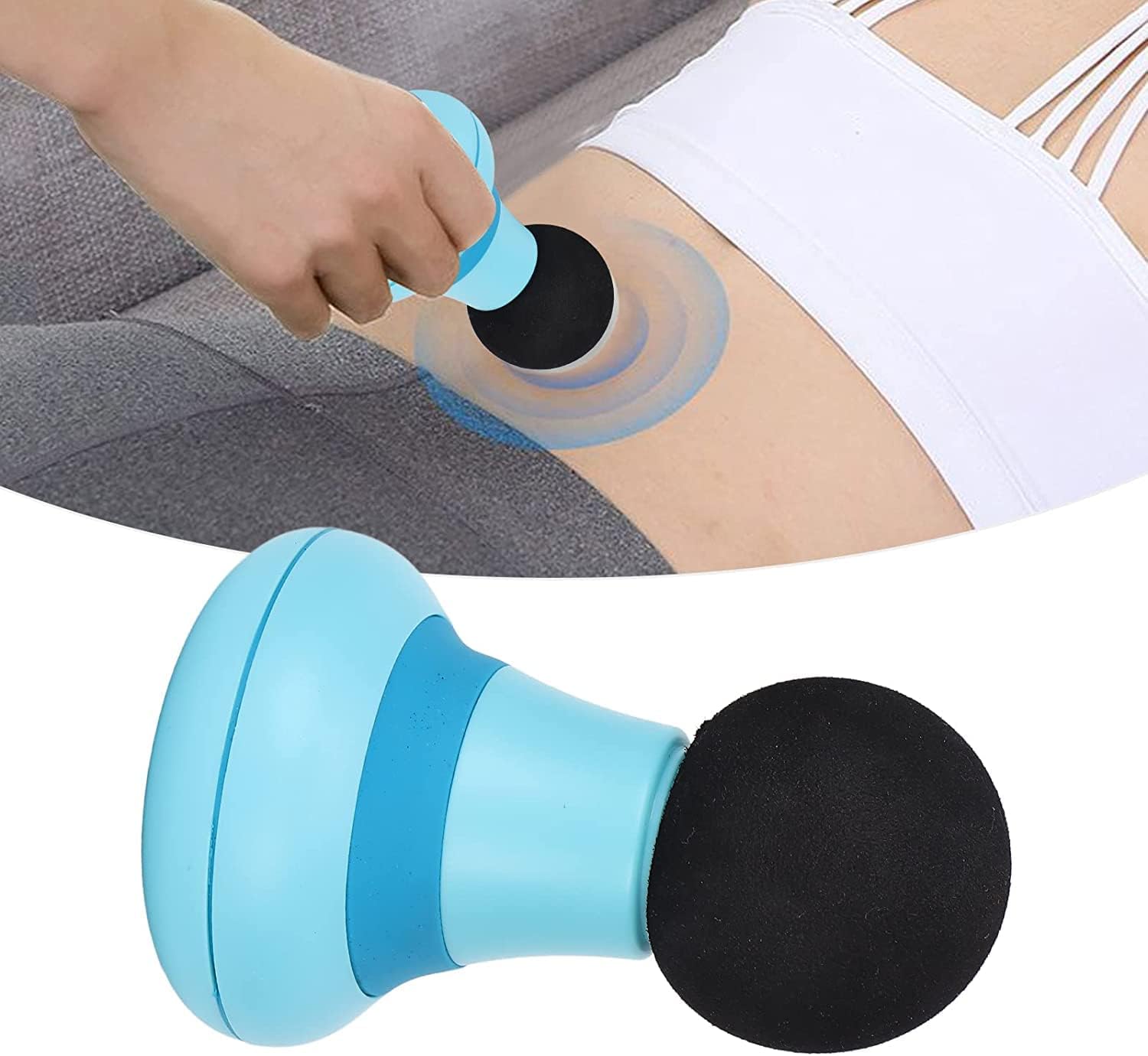 Mini-Massagepistole, tragbares Mini-Massagegerät, USB-Aufladung, elektrisches Handmassagegerät mit 6-Gang-Vibration, Tiefengewebe-Muskelmassagegerät, Faszienpistole zur Entspannung – Bild 7