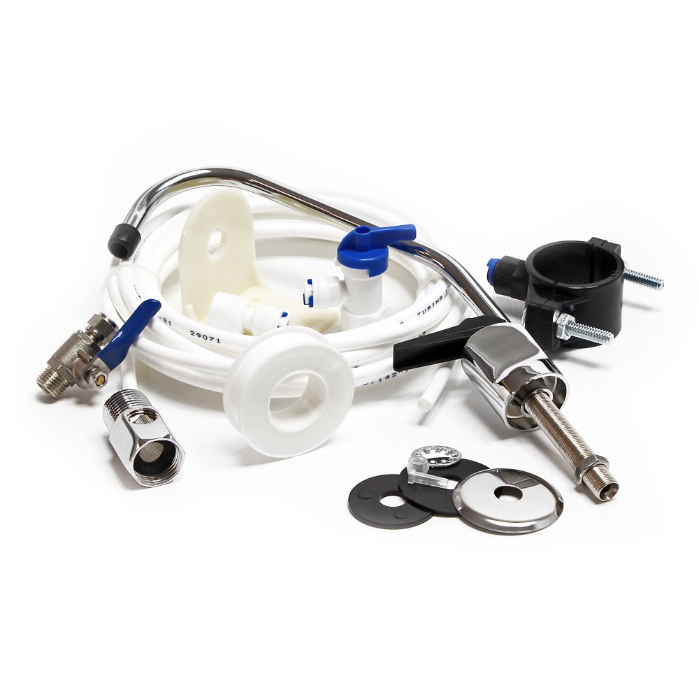 Naturewater NW-RO50-NP35 Umkehrosmoseanlage 190 L/Tag, 5-stufiges Trinkwasserfiltrationssystem, Osmoseanlage mit Behälter – Bild 6