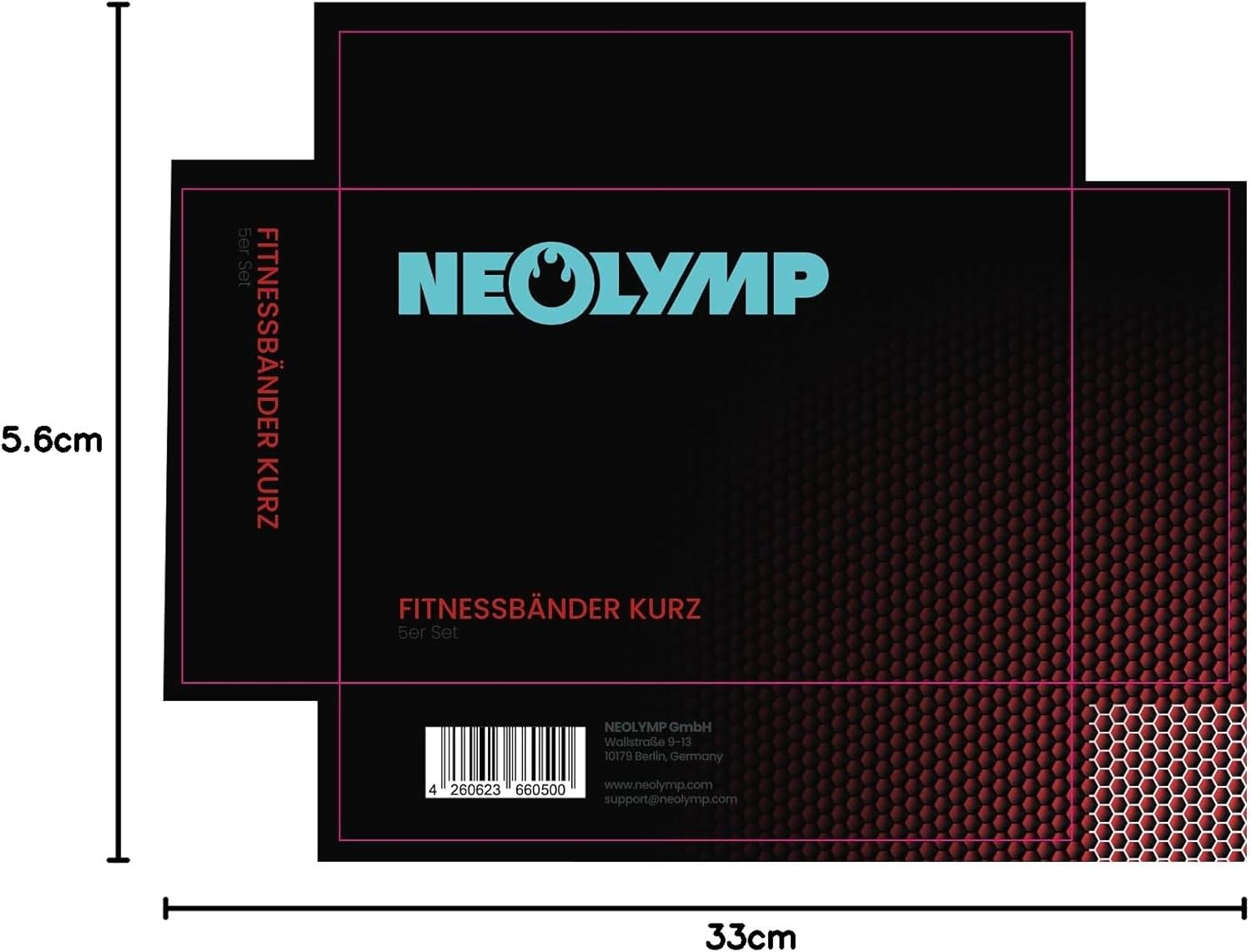 Neolymp Premium Fitnessbänder für den professionellen Sporteinsatz + Buch mit über 100 Übungen, Fitnessband, Thermoband, Widerstandsband, Terraband für Pilates / Crossfit – Bild 9