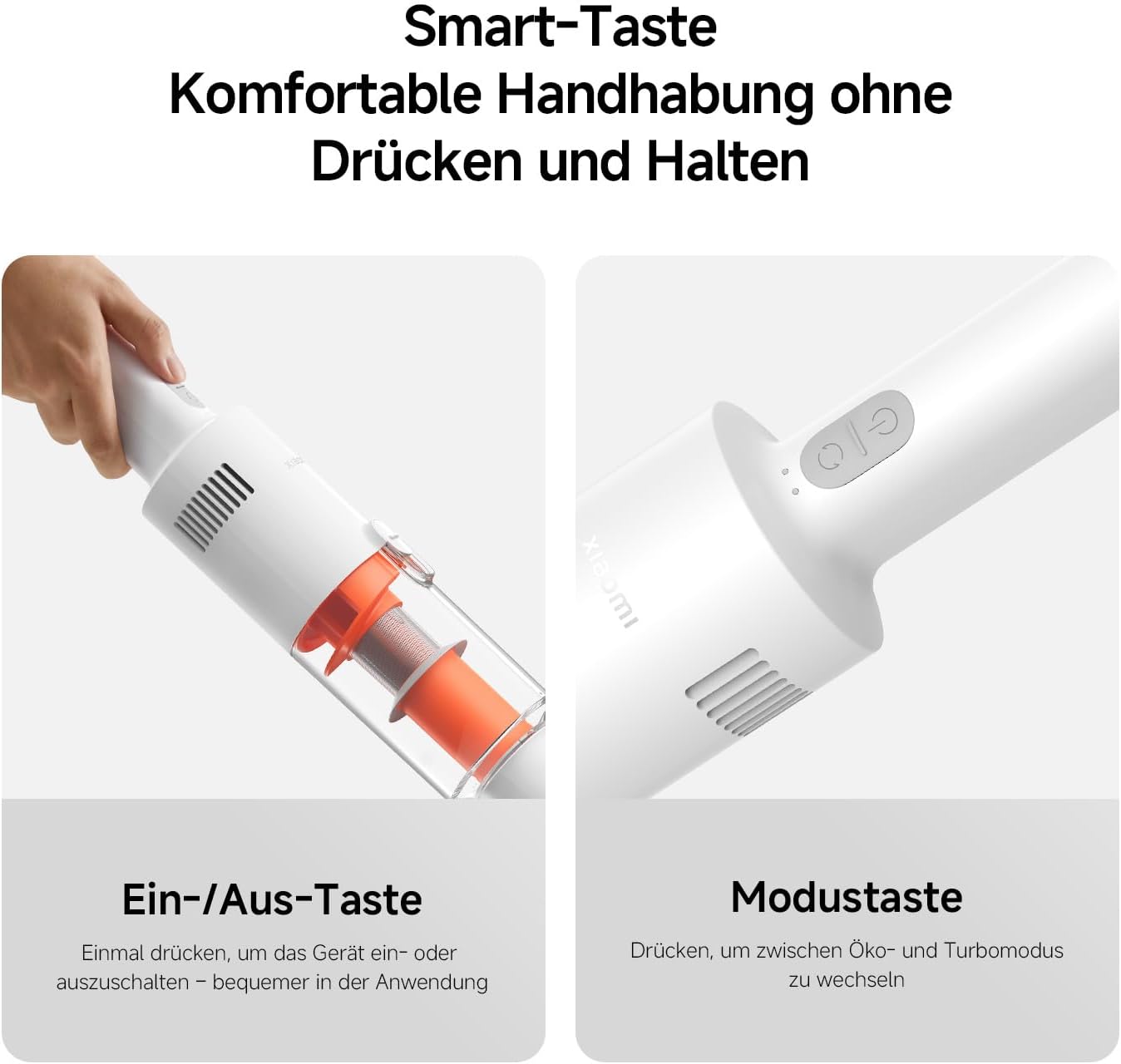 XIAOMI P30 Akku-Staubsauger, 22 kPa/50 AW Saugleistung, leicht und mühelos zu handhaben, bis zu 40 Minuten Laufzeit, präzise 5-stufige Filterung, 2 Bürstenaufsätze, geeignet für Zuhause und Auto – Bild 14
