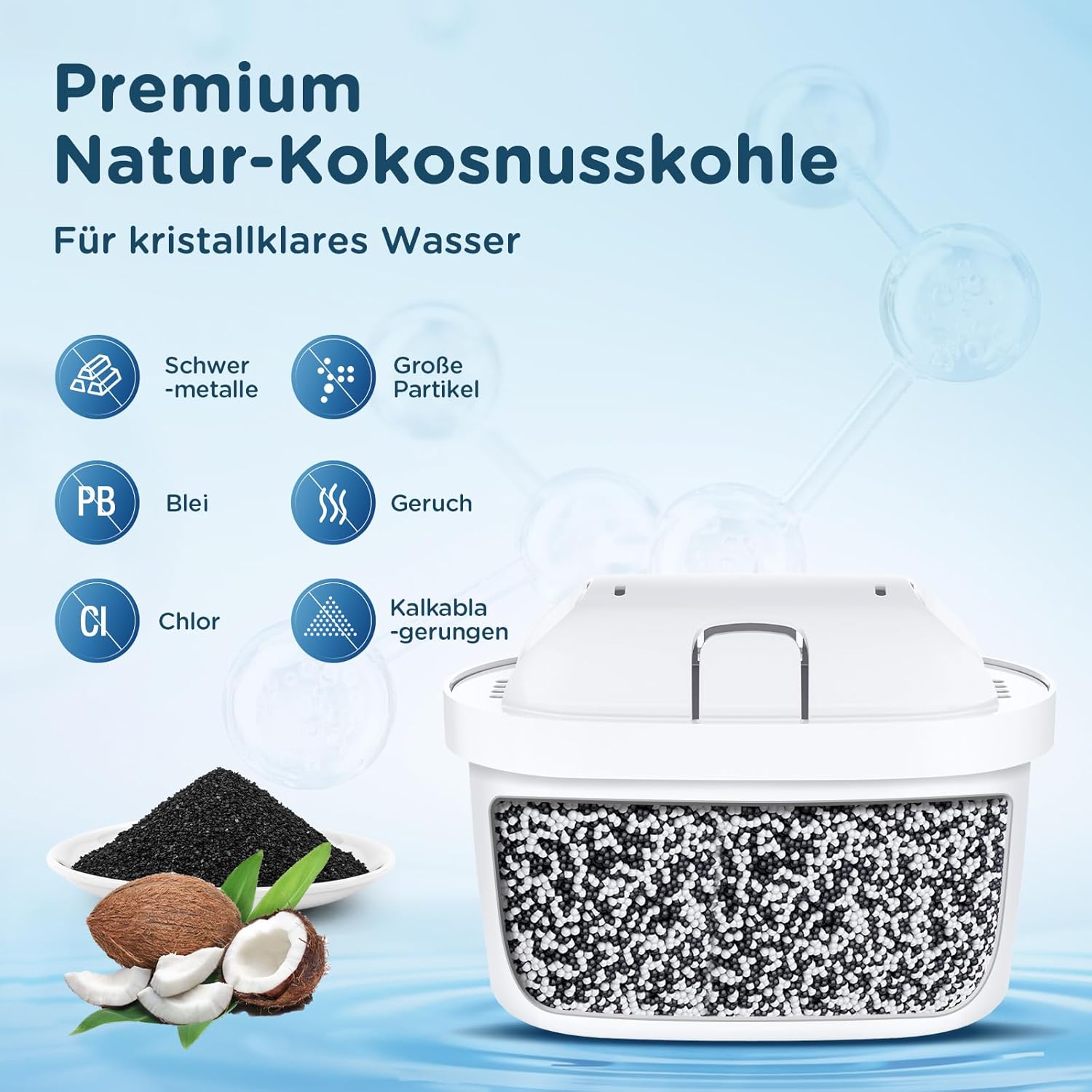 Ersatz für Wasserfilterkartusche, kompatibel mit Brita Maxtra +, Maxtra Plus, Style, Marella, Elemaris (12) – Bild 8