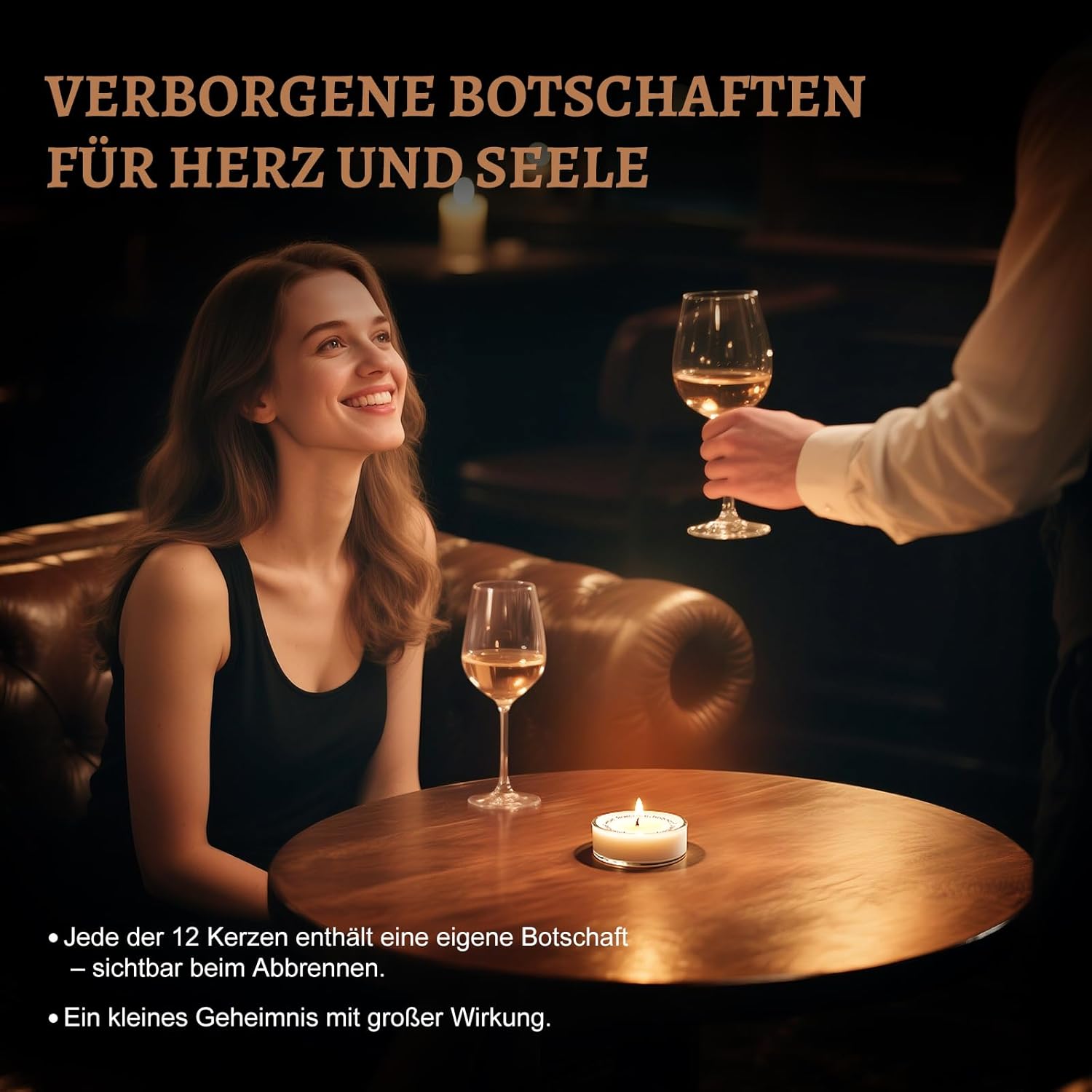 Geschenke für Frauen, Duftkerzen-Geschenkset, 12-teilig – versteckte Botschaft erscheint beim Brennen, Geburtstagsgeschenk für Frauen, Muttertagsgeschenke für Mama, Geschenk für die beste Freundin – Bild 7