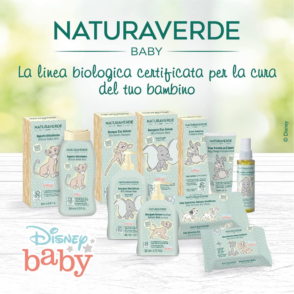 Disney Baby BIO ICEA Eco Organic Cosmetics Bambi Haferflocken-Kamille- und Sheabutter-Erweichungscreme, 100 ml – Bild 3