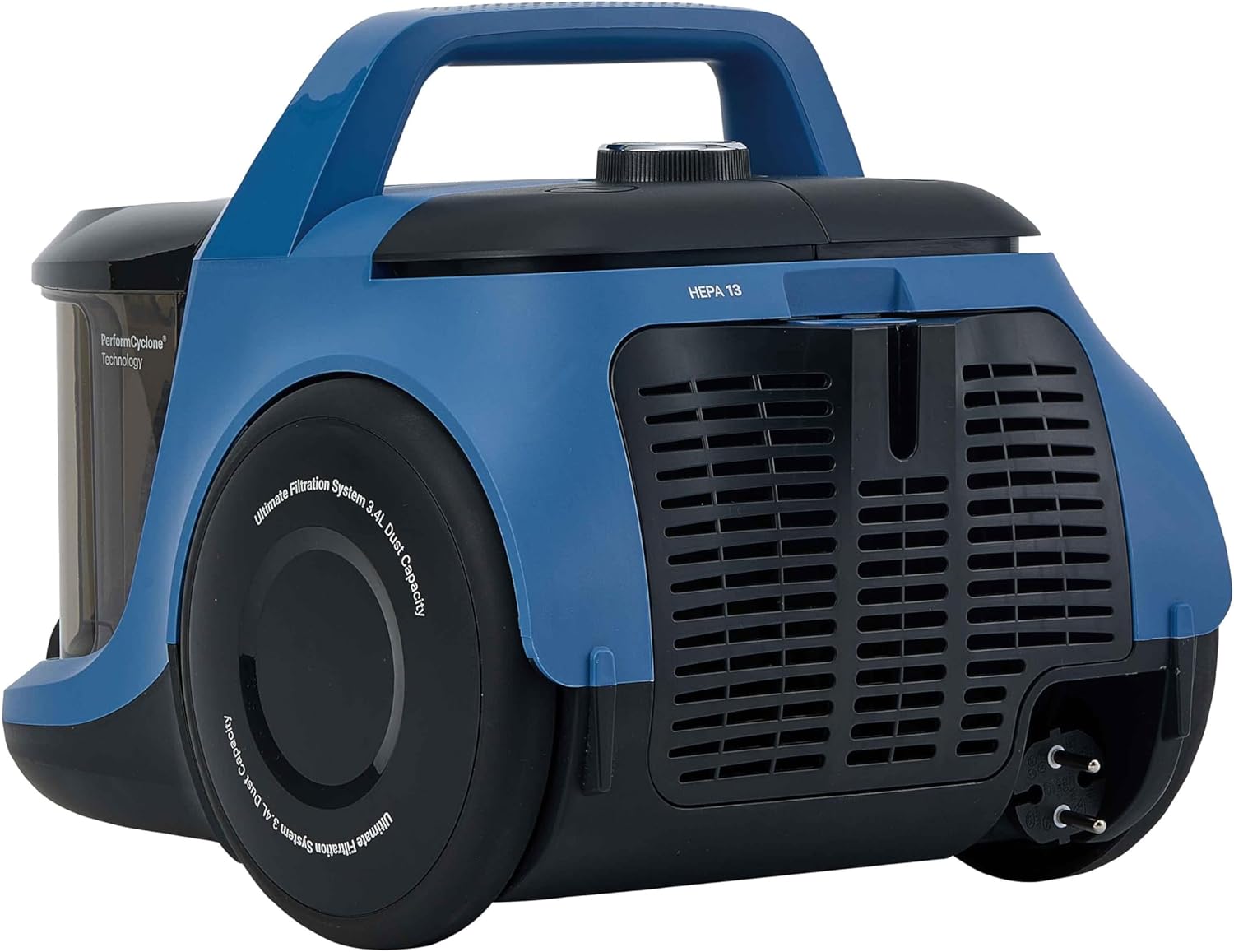 Grundig VCC 6570 Beutelloser Staubsauger, 3,4 l Staubbehälter, 890 W, HEPA H13 Filter & 7,7 m Aktionsradius, hygienisch & komfortabel, Blau/Schwarz – Bild 7