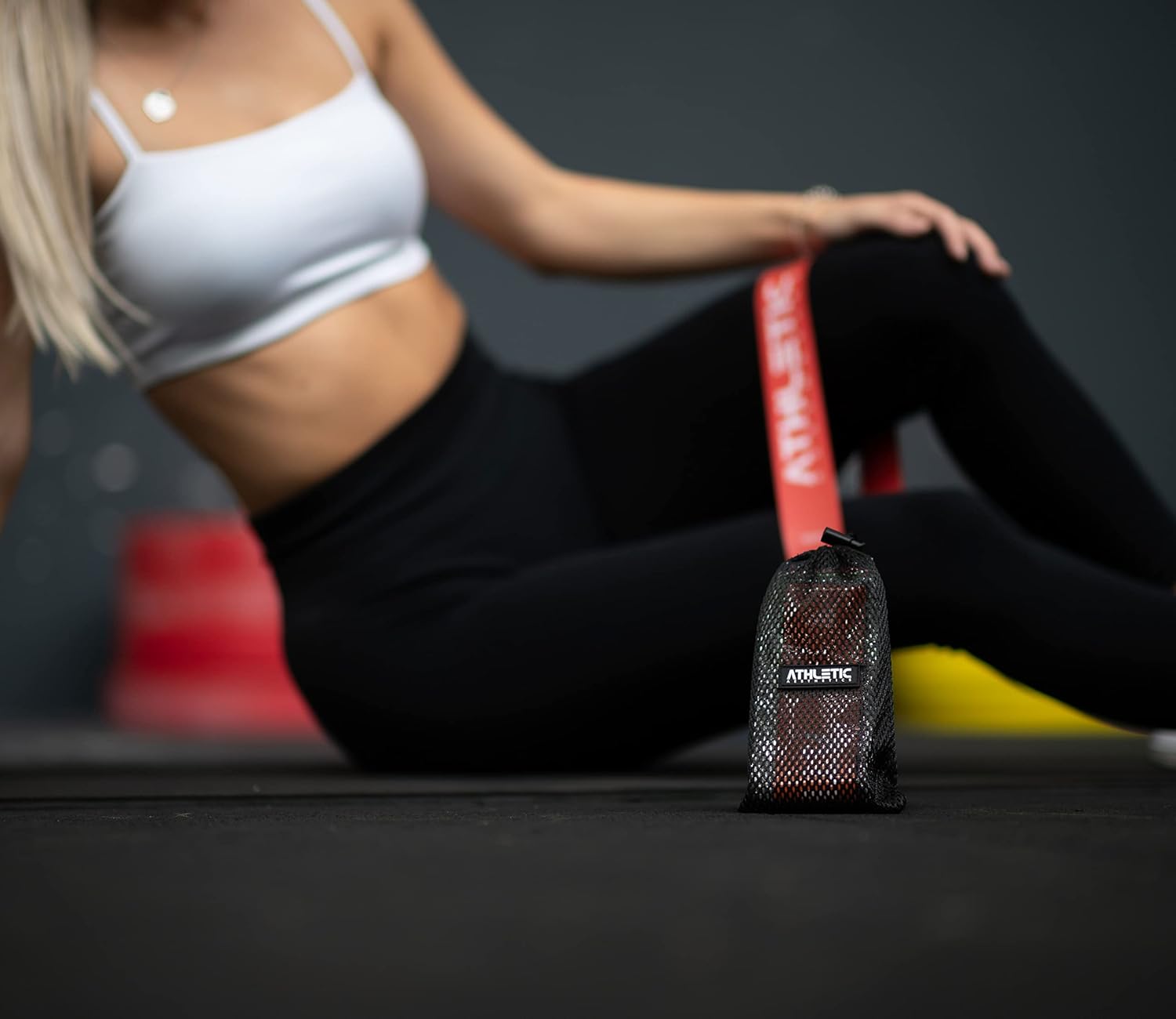Athletic Aesthetics Premium Fitnessband-Set (Fitnessband-Sets + Tasche und Übungsanleitung) – Widerstandsbänder, Widerstandsbänder, Widerstandsbänder, Trainingsbänder, Loop-Bänder, Mini-Bänder. – Bild 7