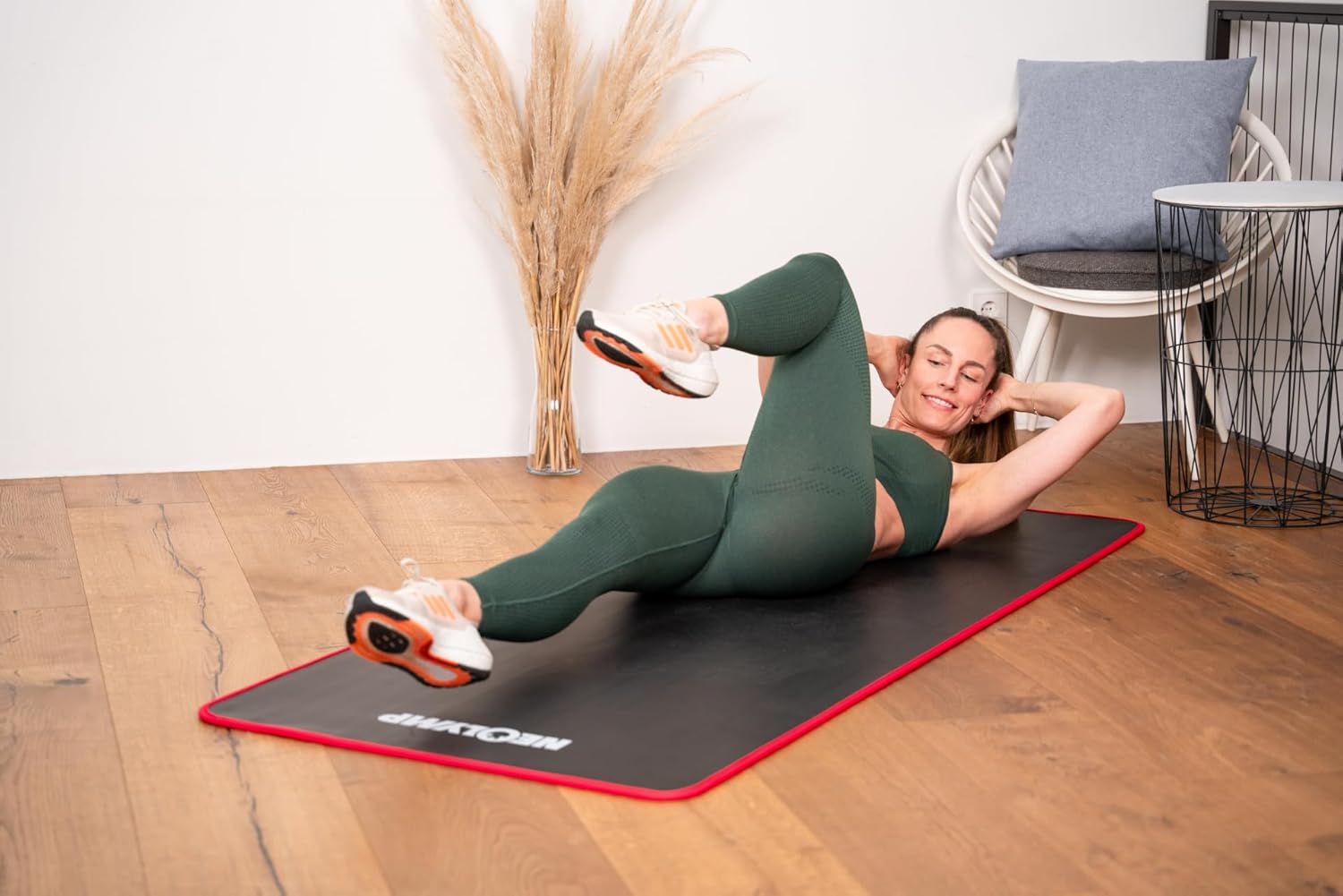 Neolymp Fitnessmatte / Sportmatte für den Profisport + Ebook mit Übungen / Gymnastikmatte – Bild 9
