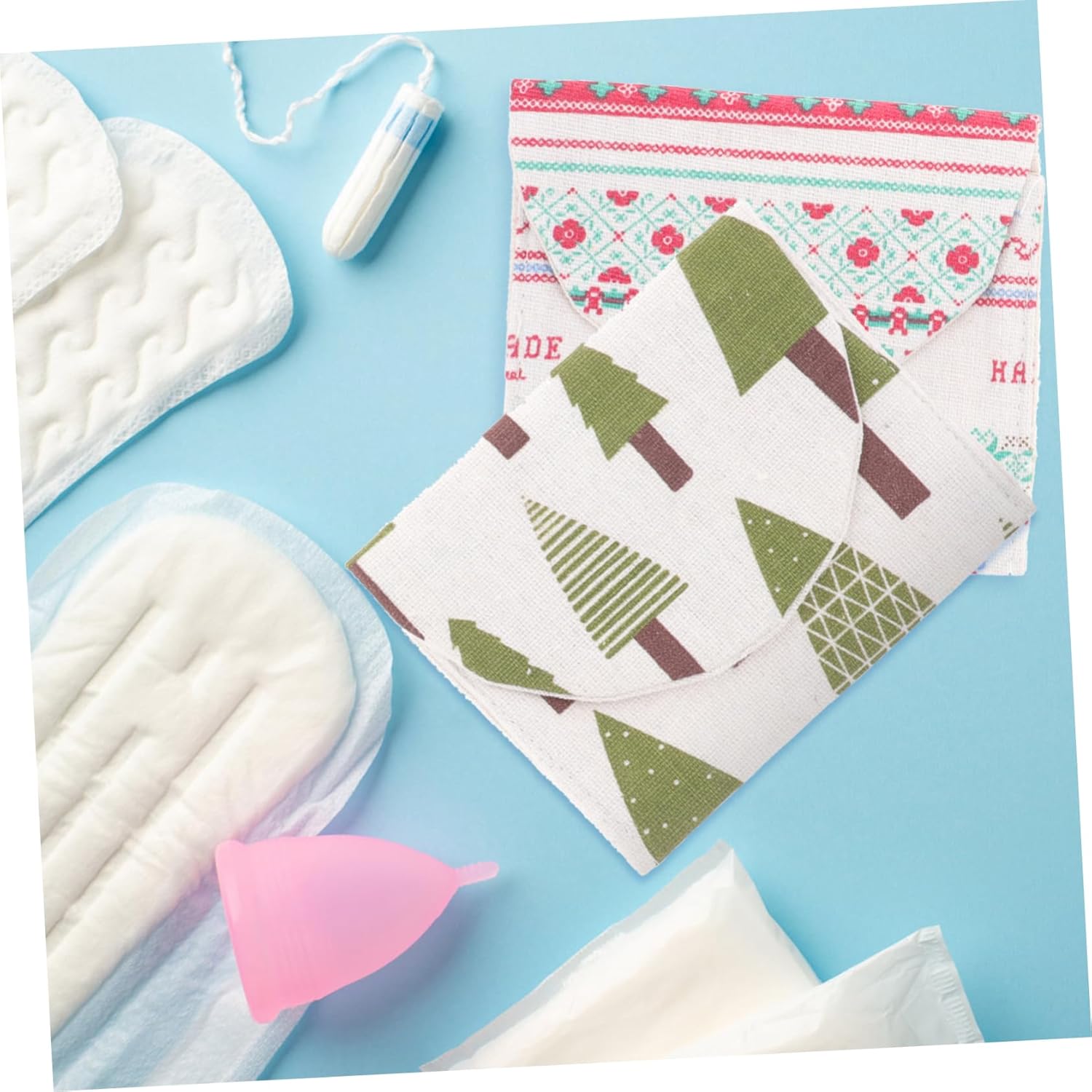 PACKOVE 5er-Pack Aufbewahrungstaschen für Damen, Hygieneprodukte, wasserdichter Organizer für Geldbörse, praktisch für Reisen und Outdoor-Aktivitäten – Bild 9