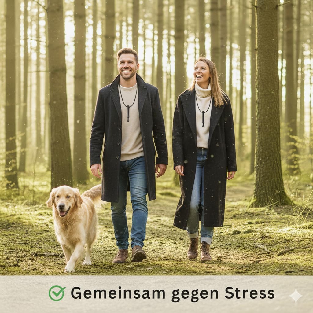 Set mit 2 Premium-Halsketten gegen Panikattacken und Angstzustände – Stressabbau, Senkung des Cortisolspiegels und Hilfe bei Angststörungen – Hoki-Halskette für mehr Frieden und Gelassenheit – Bild 2