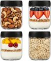 4 Stück Overnight Oats Gläser, Ei...