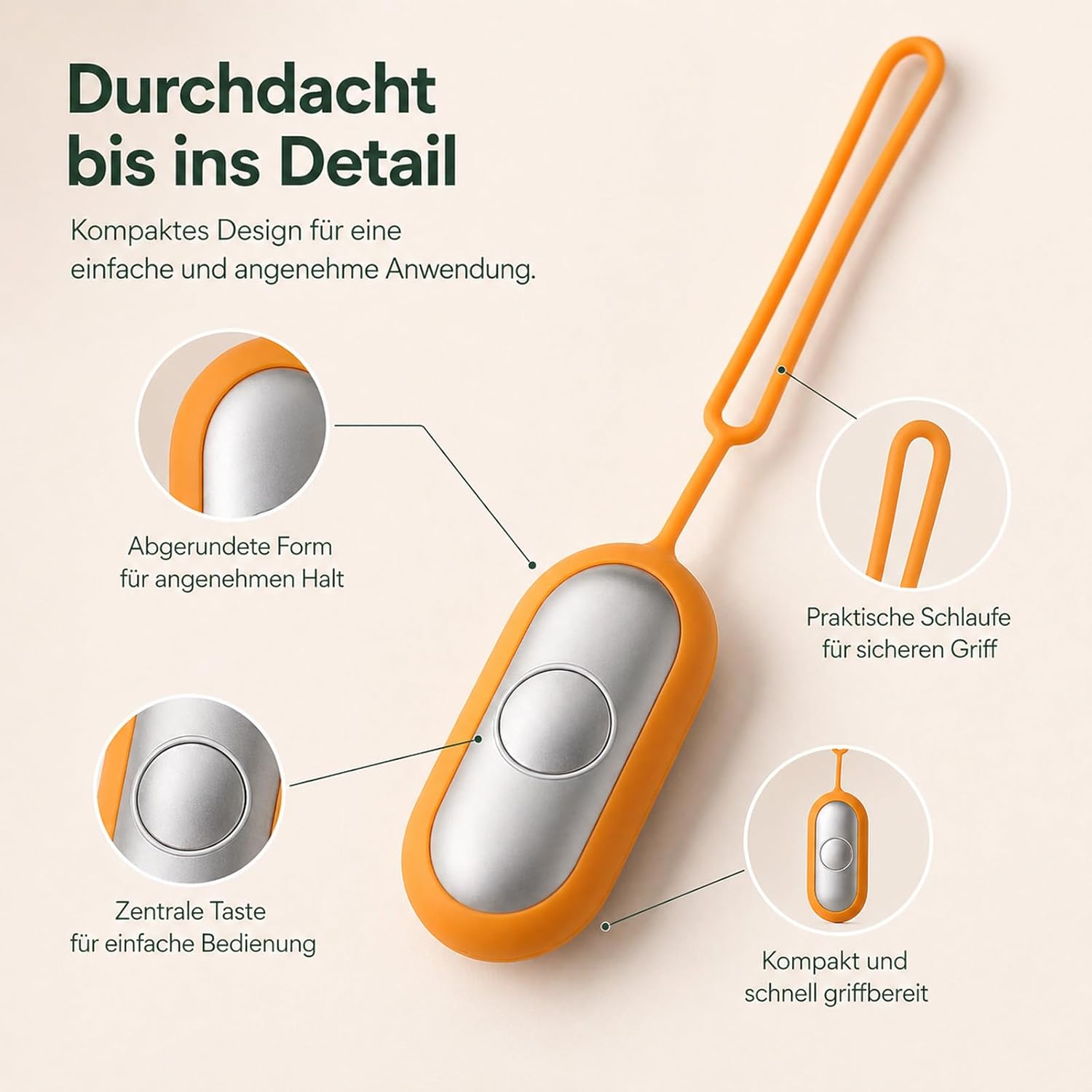 Calmbeez Gerät Mit USB Aufladung Für Entspannung Und Besseren Schlaf, Tragbares Handgerät Mit Sanften Impulsen, Kompakt Und Einfach Zu Bedienen Für Zuhause Und Unterwegs (Grau) – Bild 6