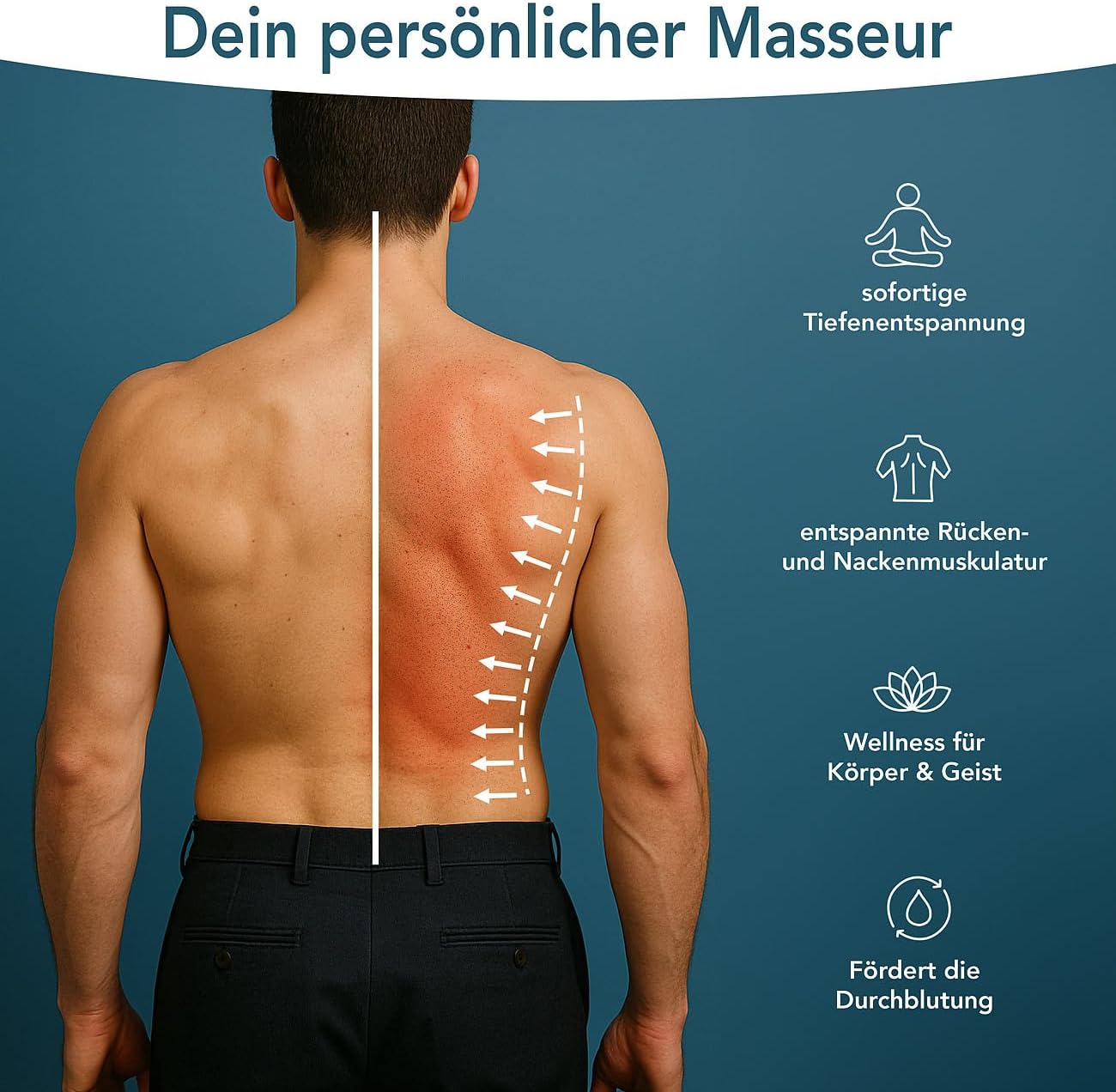 newgenmedicals Entspannungsmatten-Rücken: Entspannungsmatten- und Kissen-Set, 230 Druckfelder, 100 % Baumwolle (Akupunktur-Sitzpolster, mit Druckpunkten) – Bild 2