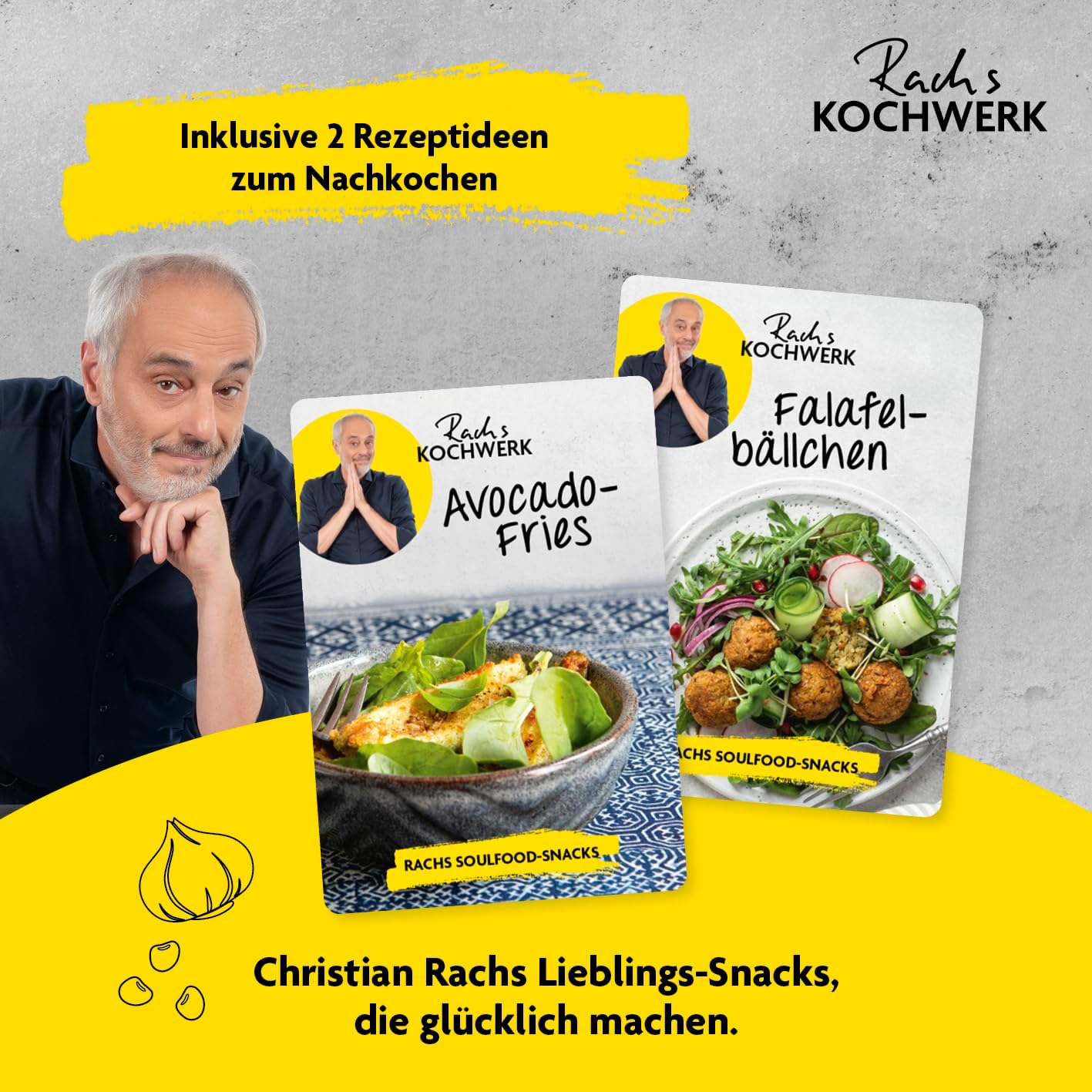 Rachs KOCHWERK Digitale Heißluftfritteuse 4L | Airfryer mit Touchscreen zum fettarmen Kochen, Grillen oder Backen ohne Öl | Erinnerungsfunktion zum Wenden | Einfache Reinigung | 1400 W – Bild 5