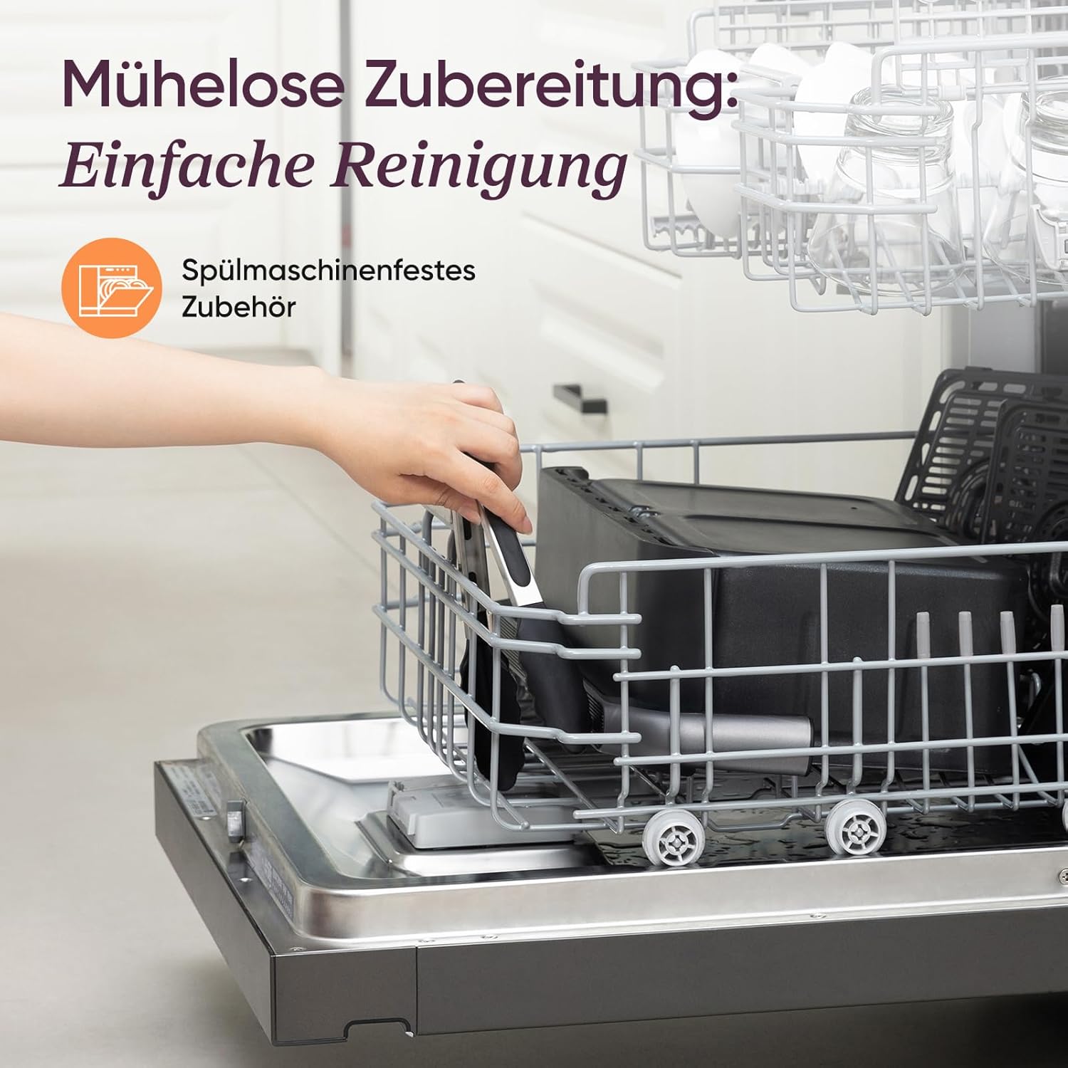 COSORI Heißluftfritteuse 2 Kammern, Dual Blaze TwinFry 10L Airfryer, mit 4 Heizrohren und flexiblen Kammern, gleichmäßige Wärmeverteilung, Temperatur bis zu 240 °C, Schwarz, TF102S – Bild 10