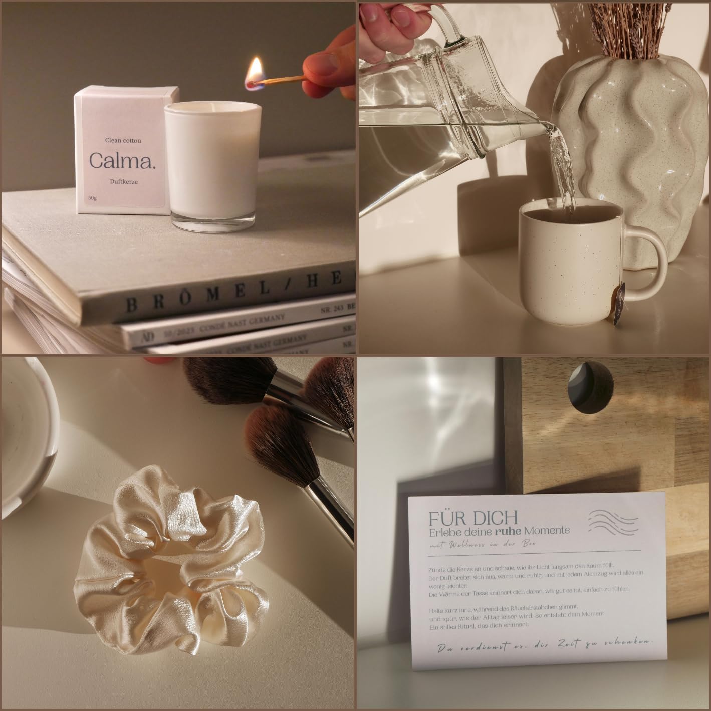 Wellness-Geschenkbox für Frauen – Luxuriöses Spa-Geschenkset für Weihnachten mit Tasse, Duftkerze, Handtuch und Seife – ideales Weihnachtsgeschenk & Wohlfühlset für Frauen – Bild 3