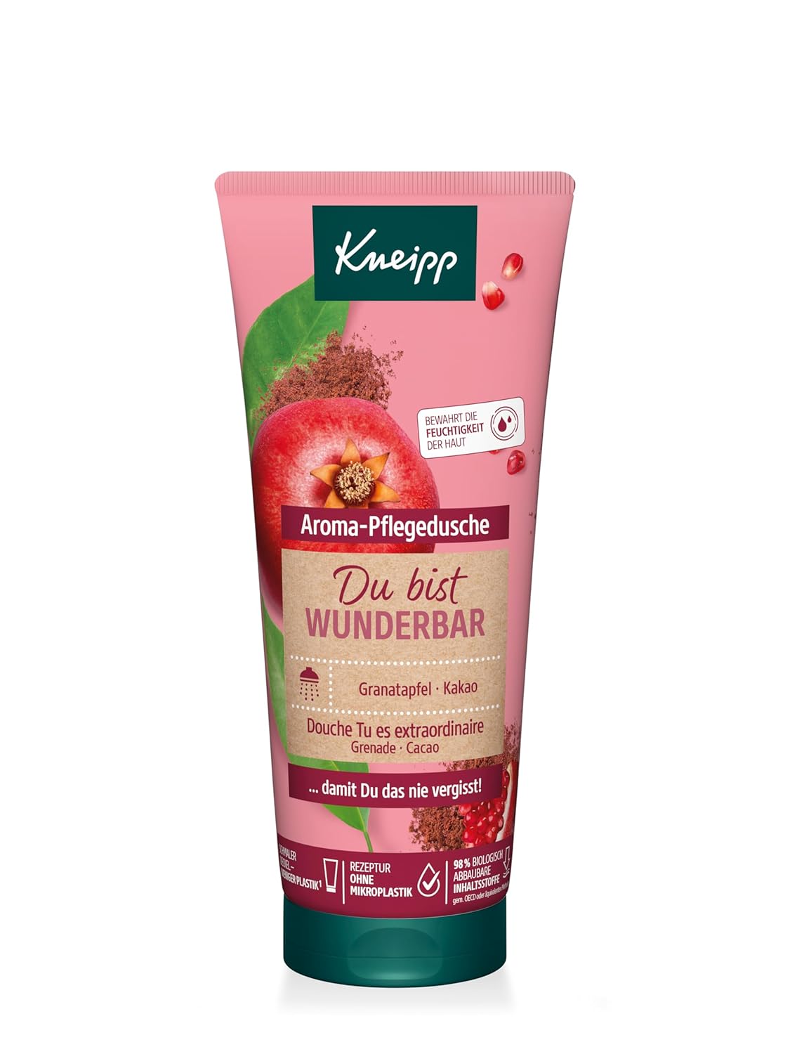 Kneipp Geschenkset Herzmomente – Geschenkpackung mit 2 Aroma-Pflegeduschen in Originalgröße von Kneipp – Schenken Sie Ihren Liebsten pflegende Verwöhnmomente – 2 x 200 ml – Bild 3