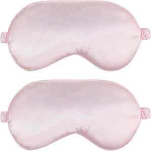 2 Stück Seidenschlafmaske Damen, w...