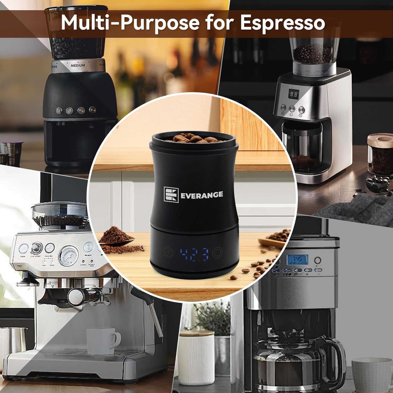 Mini-Kaffeewaage mit Timer, wiederaufladbare Espressowaage, präzise Waage für Espresso und Übergießen, tragbare digitale Küchenwaage mit Dosierbecher – Bild 6