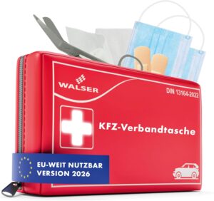 WALSER Verbandskasten Auto 2026, Ve...