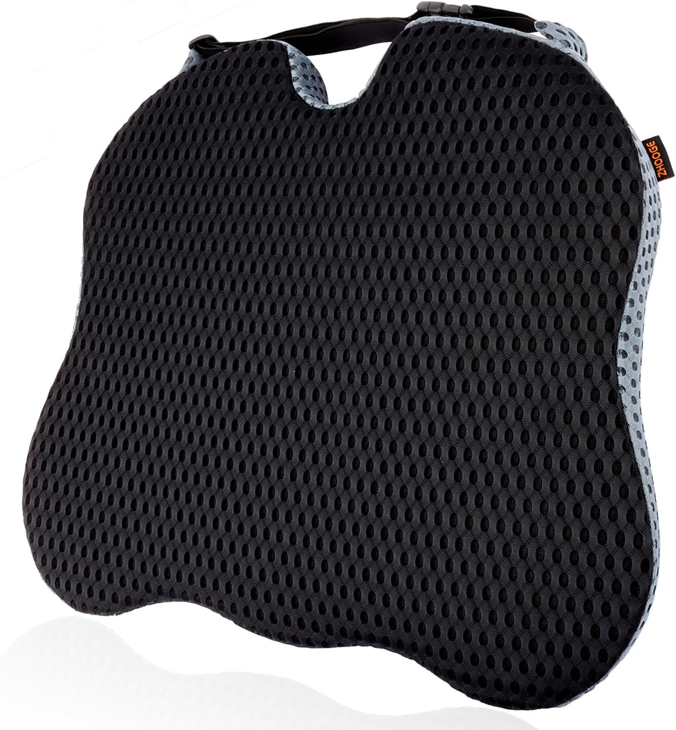 ZHOOGE Keilkissen Autositz, Keilkissen für Auto, Autositzkissen, Memory-Schaum-Keilkissen, ergonomisches Memory-Schaum-Kissen für Auto, Bürostuhl, Bett, Schwarz – Bild 2