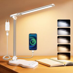 Caldarax Schreibtischlampe LED Dimm...
