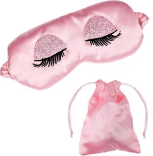 Seiden-Schlafmaske, weiche Satin-Sc...