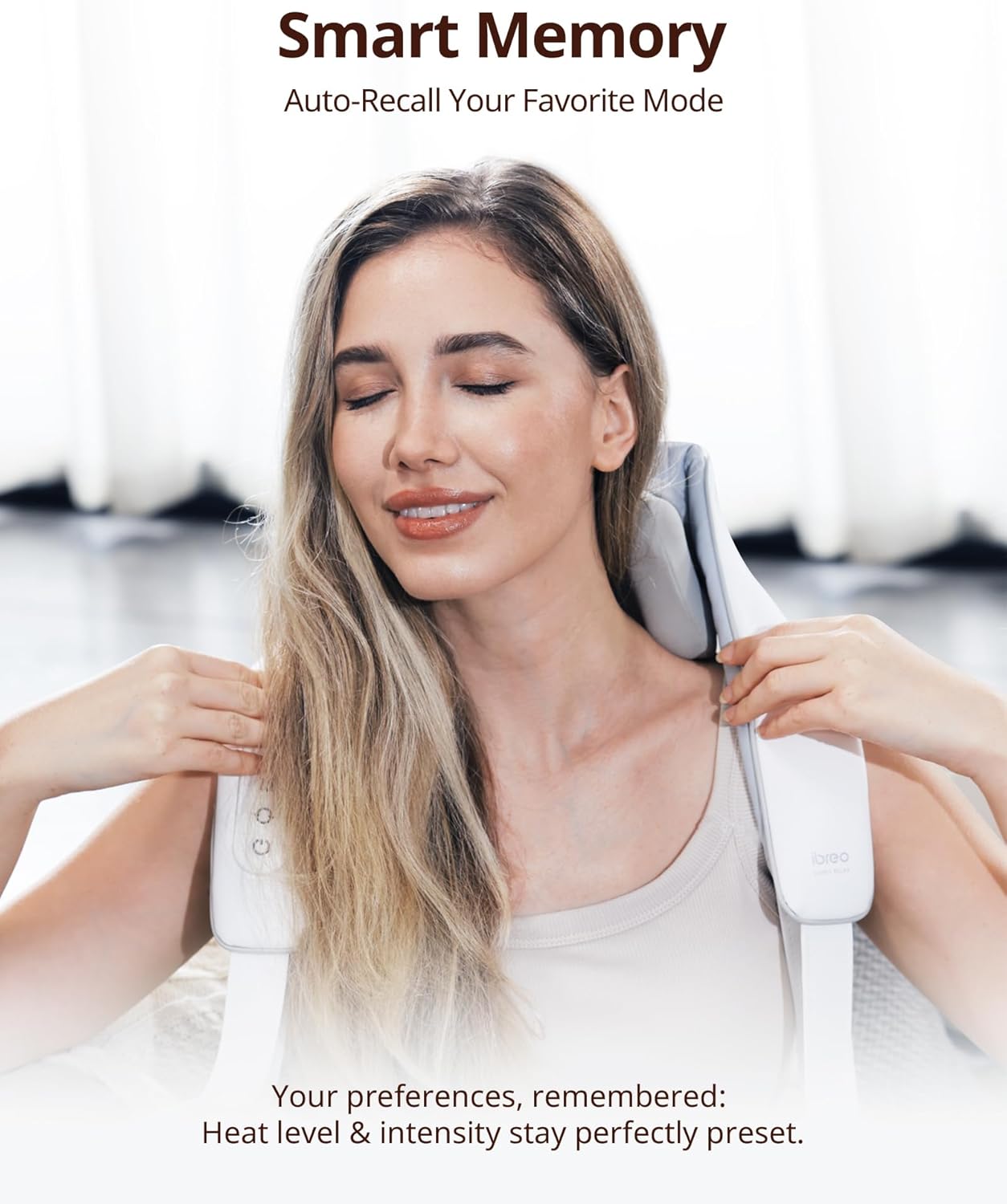 Kabelloses Shiatsu-Nacken- und Rückenmassagegerät mit Wärme, 10 Minuten x 12 Anwendungen, 3 Massagemodi und 2 Intensitätsstufen, Vatertagsgeschenk für Papa, 3D-Kneten von Tiefengewebe, Sprachansage – Bild 7