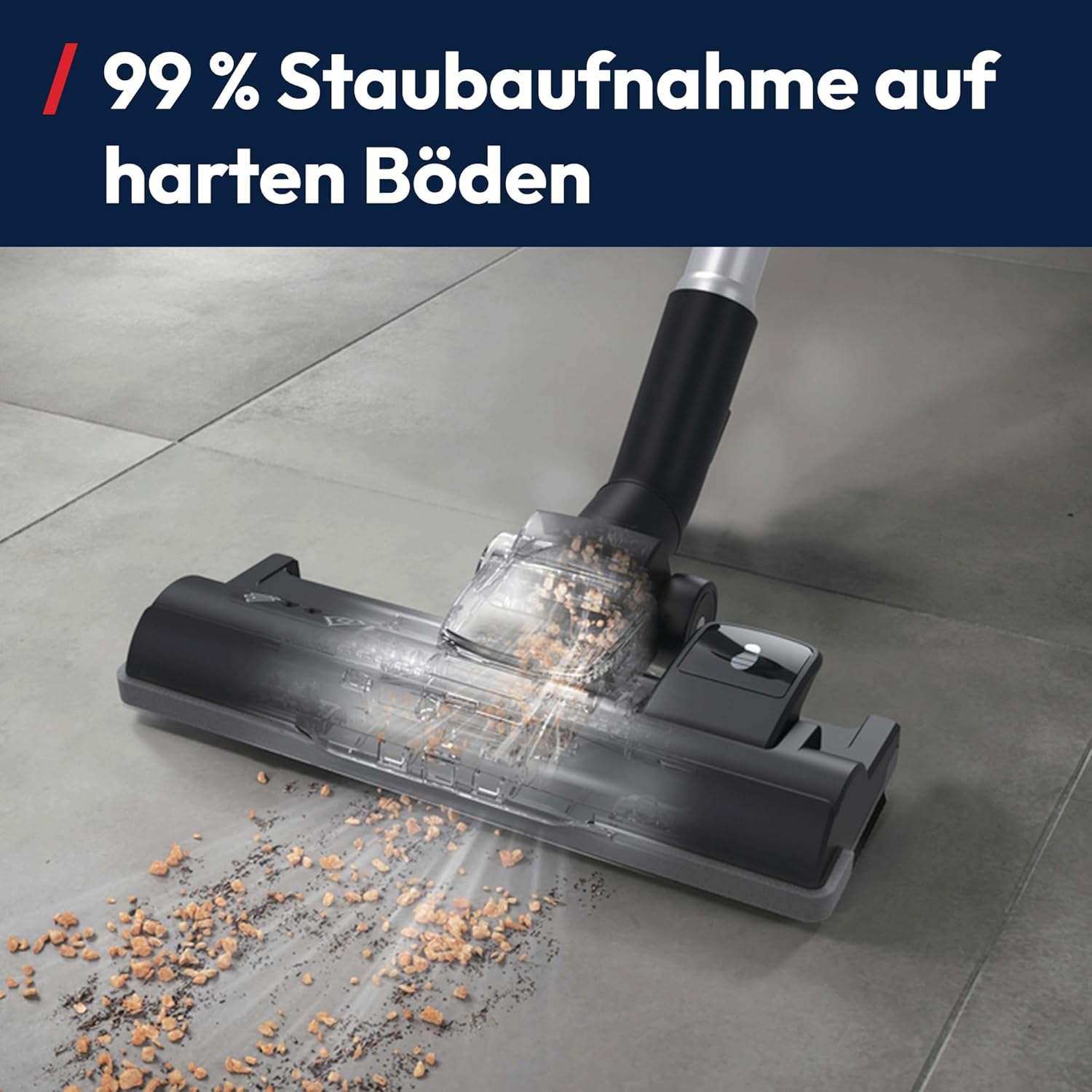 Hoover HP2 leistungsstarker Bodenstaubsauger ohne Beutel für Hartböden und Teppiche, Staubsauger, leicht & kompakt, EPA-Staubfilter, 2,5 l Staubbehälter inklusive Zubehör, 850 W, Staubsauger mit Kabel 10 m – Bild 2