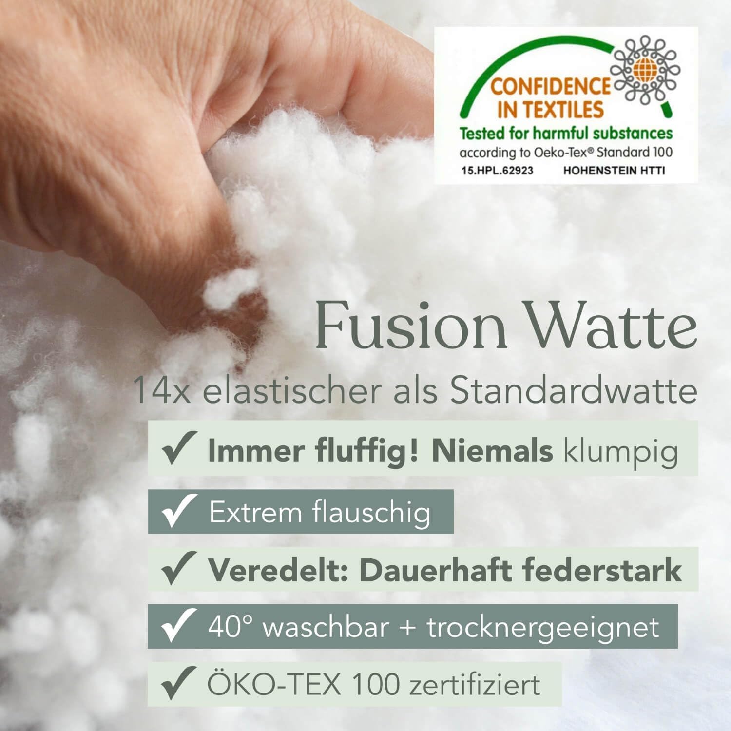 Traumreiter Jumbo Seitenschläferkissen XXL, Schwangerschaftskissen zum Schlafen, XXL Stillkissen für Seitenschläfer, Komfortkissen, U-förmiges Kissen, Körperkissen, Schlafkissen (ohne Bezug) – Bild 4