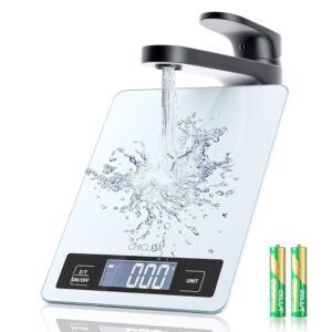 CHICLEW Digitale Küchenwaage 5 kg,...