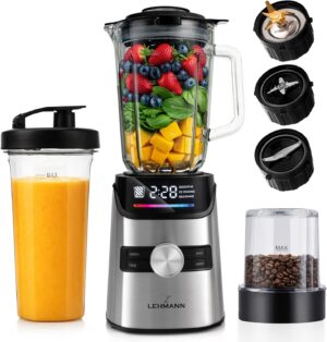 LEHMANN Standmixer 3-in-1 mit Glasb...