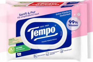 Tempo Moist Toilettenpapier weich u...