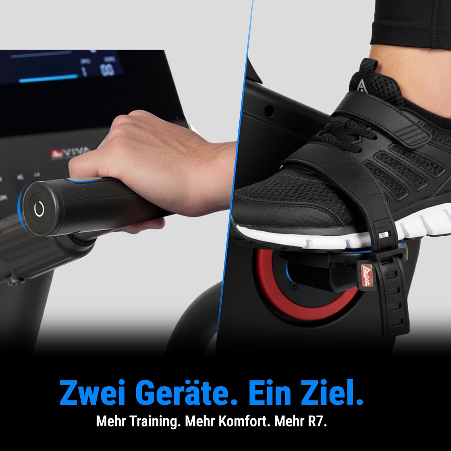 AsVIVA Recumbent Bike, Bluetooth (App-gesteuert), Handpulssensoren, integrierter Herzfrequenzmesser (inkl. Brustgurt), 16 computergesteuerte Stufen, ergonomischer Sitz (Rückenlehne). – Bild 12