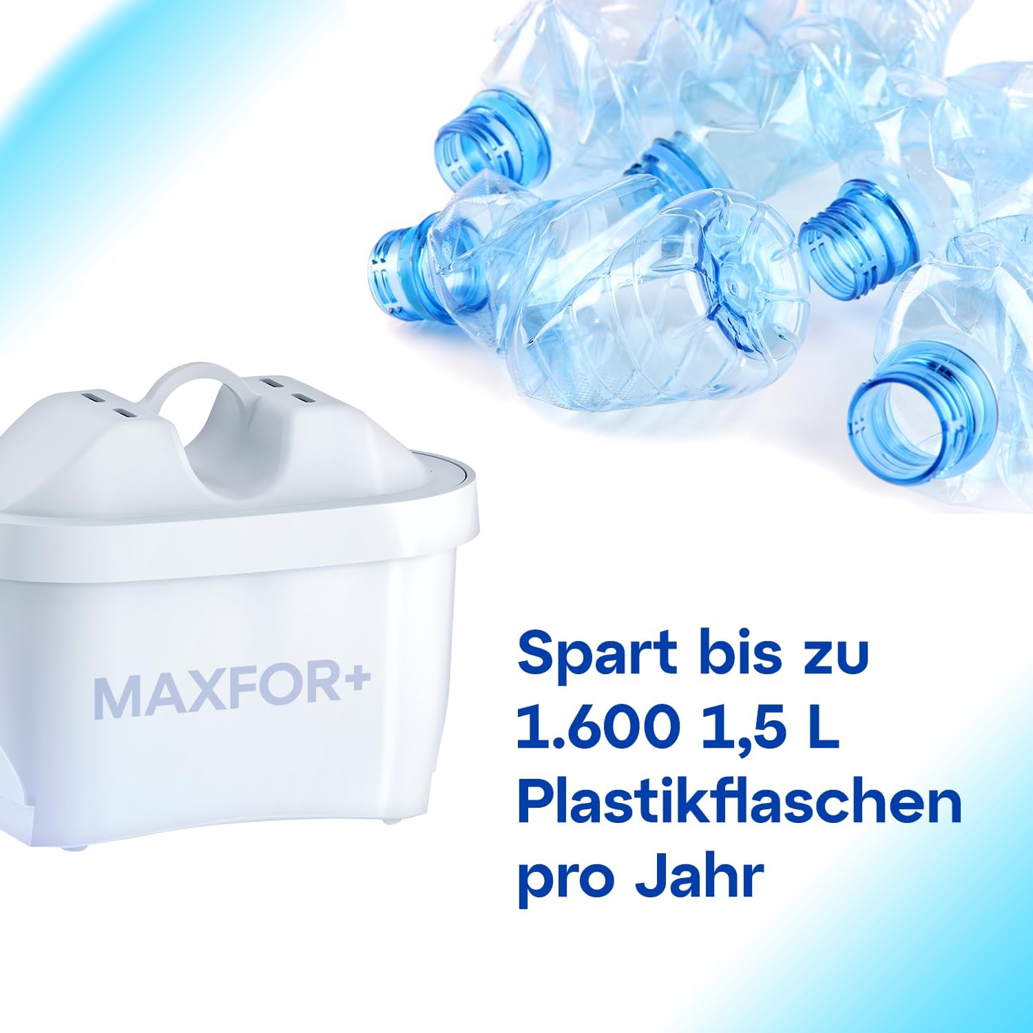 AQUAPHOR Onyx White Wasserfilter inkl. 3 Maxfor+ Filter, 4,2 L Wasserfilter in Glasoptik, Karaffe, reduziert Kalk und Chlor, perfekt für die Familie, Premium-Qualität, stilvoller Behälter – Bild 7