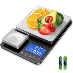 Digitale Küchenwaage mit LCD-Displ...