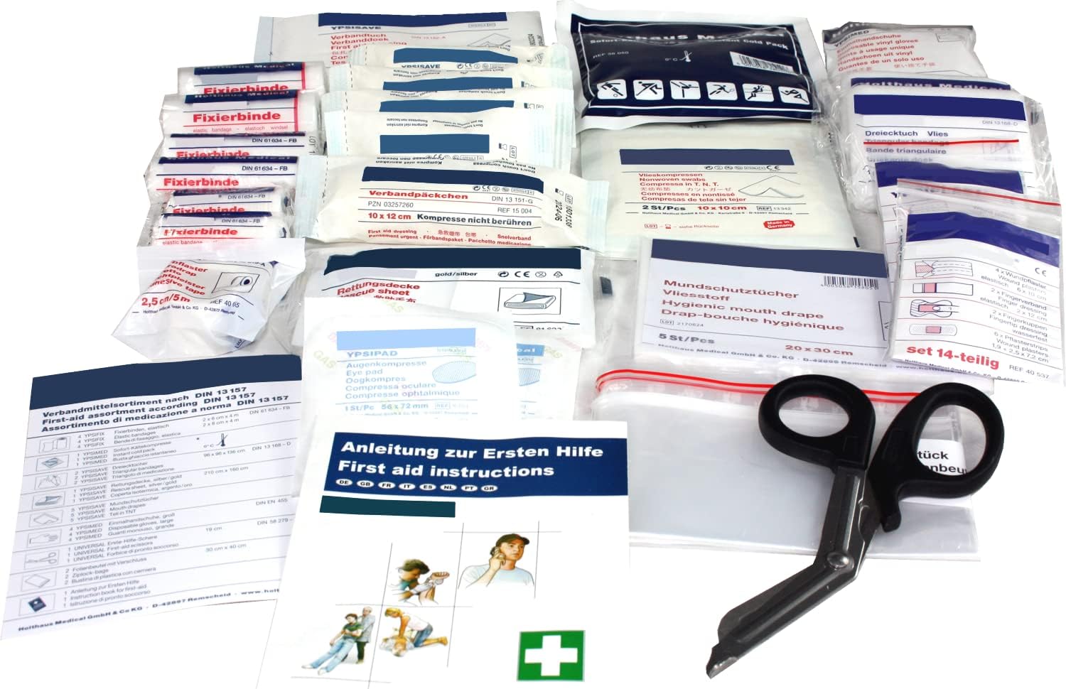 Erste-Hilfe-Notfallrucksack für Sportverein, Freizeit und Event – Planenmaterial mit Wasserstopp-System – Bild 3