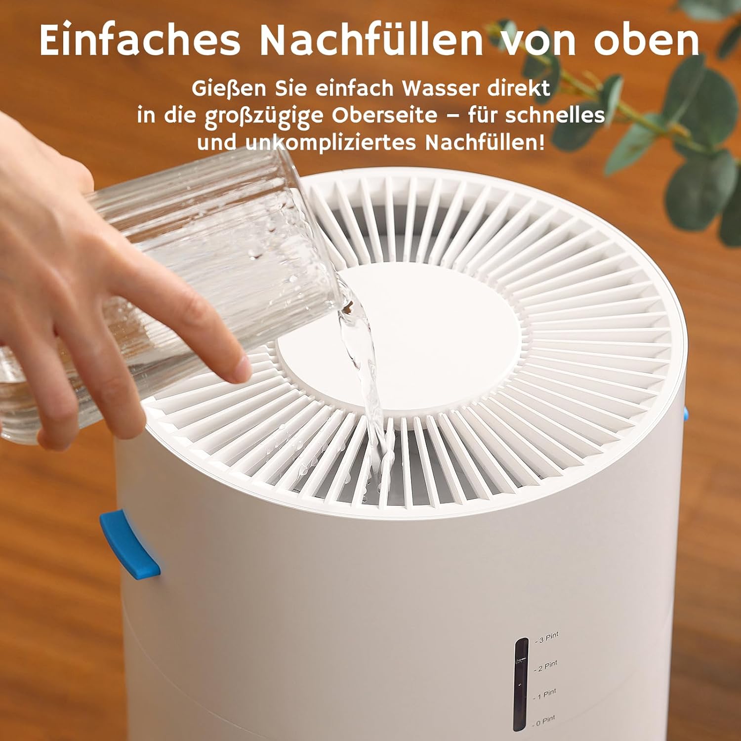 Airthereal AEH300 2-in-1 Luftreiniger & Luftbefeuchter – Kombigerät für Räume bis 111 m² – HEPA-Filter gegen Pollen & Tierhaare – Hygienische Kaltverdunstung ohne Nebel & Kalkstaub – Auto-Modus – Bild 7