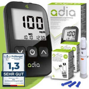adia Blutzuckermessgerät (mg/dL St...