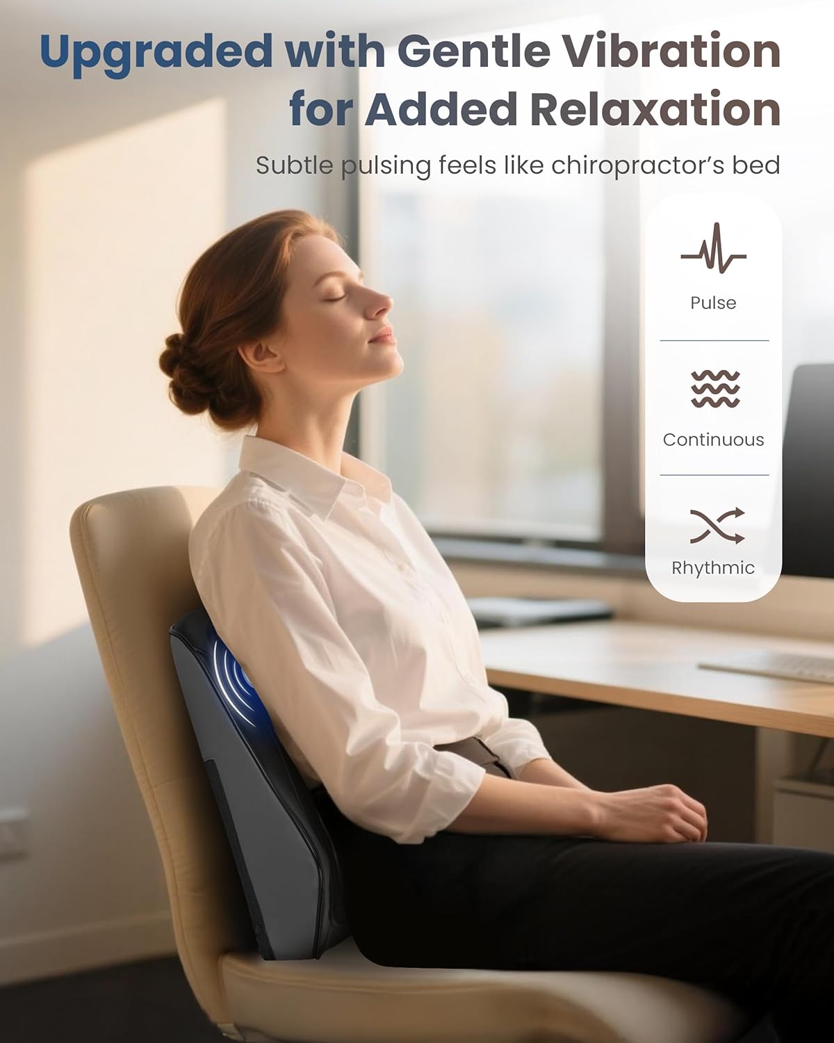 COMFIER Massagegerät, Nackenmassagegerät mit Wärme, Shiatsu-Massagegerät, 4D-Knet-Rückenmassagegerät, Linderung von Muskelschmerzen für Nacken, Rücken, Beine, Geschenke für Männer, Frauen – Bild 6