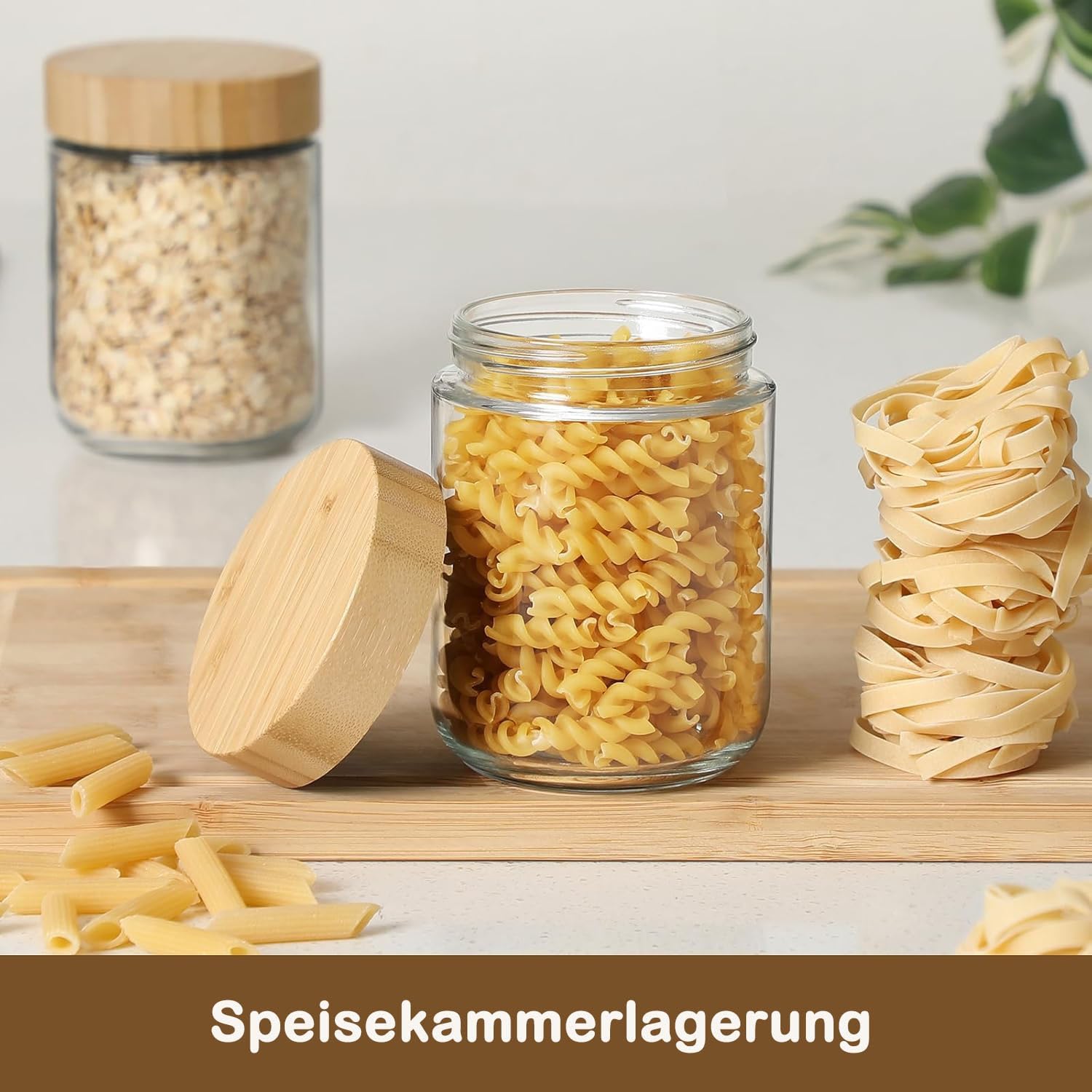 2 Stück 500 ml Mehrzweck-Einmachgläser mit Schraubdeckel, Meal-Prep-Gläser für Overnight Oats, luftdichte Gläser zum Aufbewahren, Marinieren und Vorbereiten von Mahlzeiten, Mehrzweck-Einmachglas – Bild 6