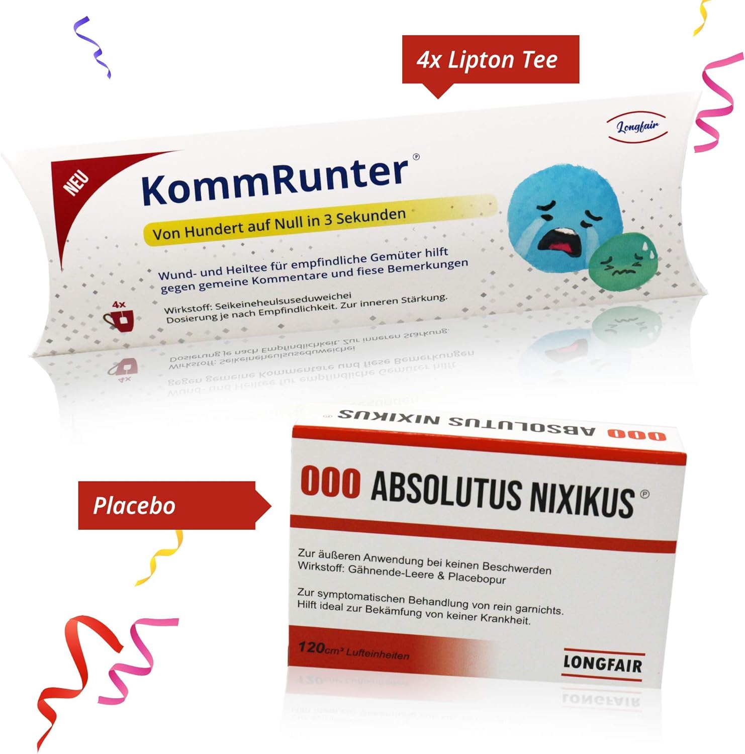 Longfair Geburtstagsgeschenk – Geschenkbox für alle Erste-Hilfe-Sets, lustiger Lebensmittel-Geschenkkorb, das Original, Scherzartikel zum Geburtstag – Bild 4