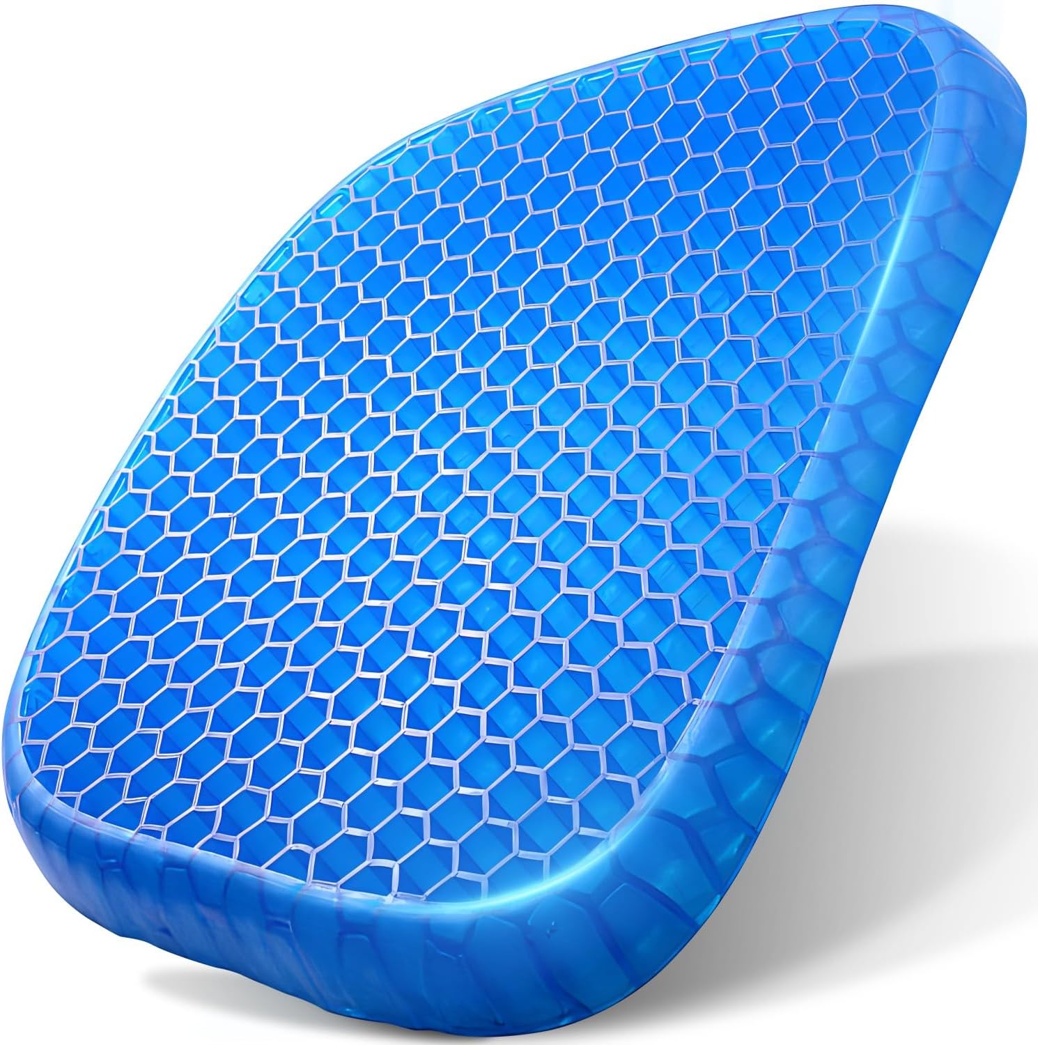 Retoo Gel-Komfort-Sitzkissen, ergonomisches Sitzkissen für Bürostuhl, Auto, mehr Sitzkomfort, Sitzpolsterung, dickes Gelkissen – Bild 2