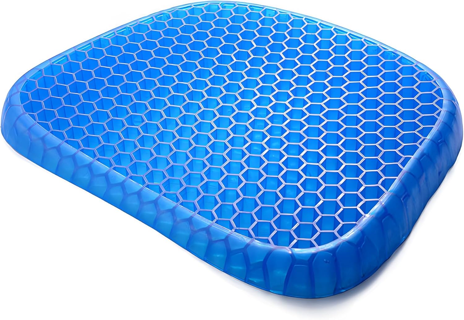 Retoo Gel-Komfort-Sitzkissen, ergonomisches Sitzkissen für Bürostuhl, Auto, mehr Sitzkomfort, Sitzpolsterung, dickes Gelkissen – Bild 3