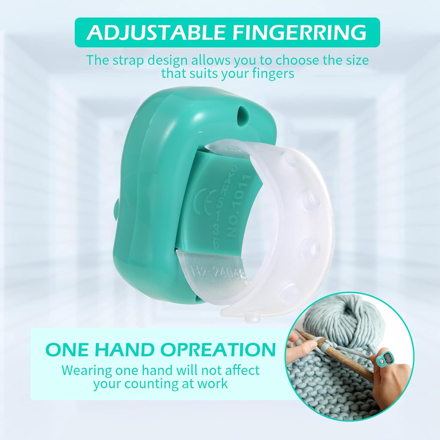 2 Stück Digitaler Fingerzähler, Elektronischer Fingerzähler Reihenzähler Mini Farbiger Handzähler Klicker Zähler Reihenzähler Mini Handzähler für die Zählung von Innen- und Außenaktivitäten – Bild 3