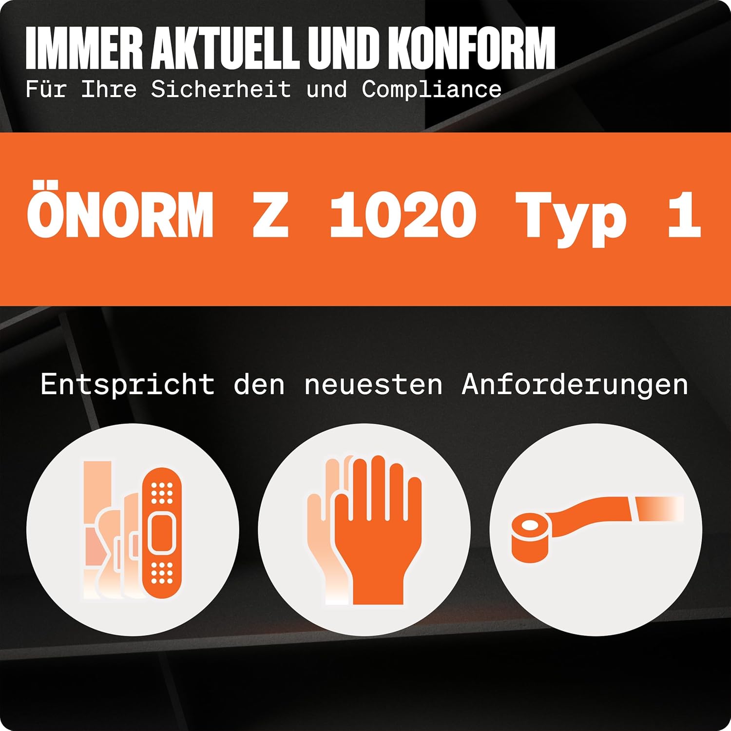 ÖNORM Z1020 Typ 1 Erste-Hilfe-Nachfüllset inklusive Erste-Hilfe-Anleitung – Erste-Hilfe-Set Nachfüllset Ö-NORM Z 1020 Typ 1 mit praktischen Innentaschen – ÖNORM Z1020 Typ 1 Nachfüllset für Unternehmen – Bild 2