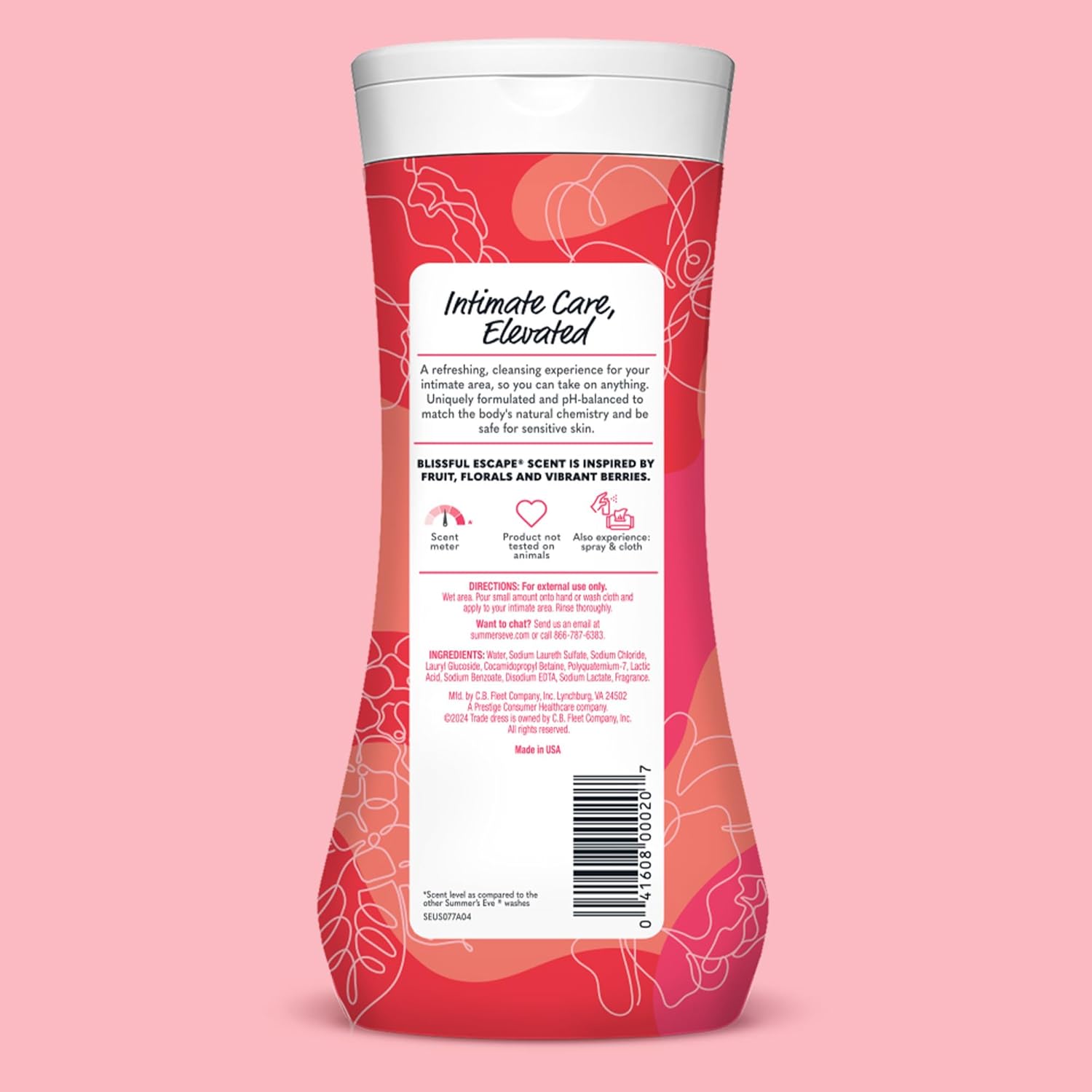 Summer's Eve Blissful Escape Daily Refreshing All Over Feminine Body Wash, entfernt Gerüche, Feminine Wash pH-Ausgewogen, 443 ml – Bild 7